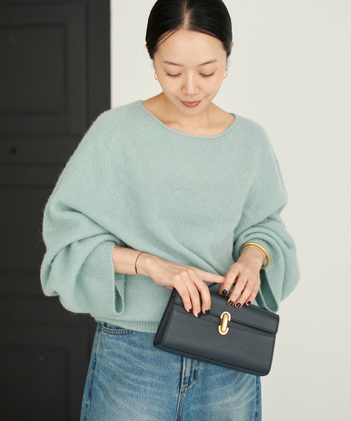 追加》Baby Alpaca ラグラン プルオーバー（ニット/セーター）｜Plage