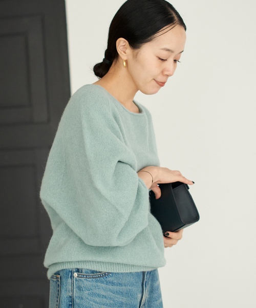 追加》Baby Alpaca ラグラン プルオーバー（ニット/セーター