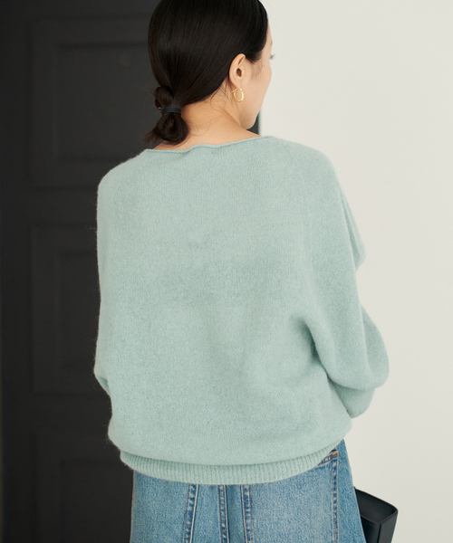 plage Baby Alpaca ラグラン プルオーバ 追加》Baby Alpaca ラグラン プルオーバー（ニット/セーター）｜Plage