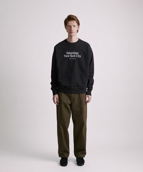Saturdays NYC(サタデーズ ニューヨークシティ )の「Bowery Miller Standard Sweatshirt(スウェット・メンズ・オレンジ/ブラック/グレー・X-SMALL/XL/S/M/L)」の10枚目の写真