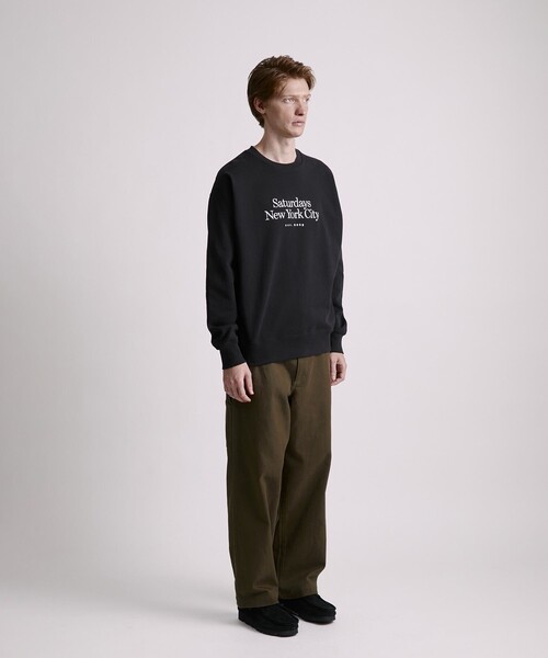 Saturdays NYC(サタデーズ ニューヨークシティ )の「Bowery Miller Standard Sweatshirt(スウェット・メンズ・オレンジ/ブラック/グレー・X-SMALL/XL/S/M/L)」の11枚目の写真
