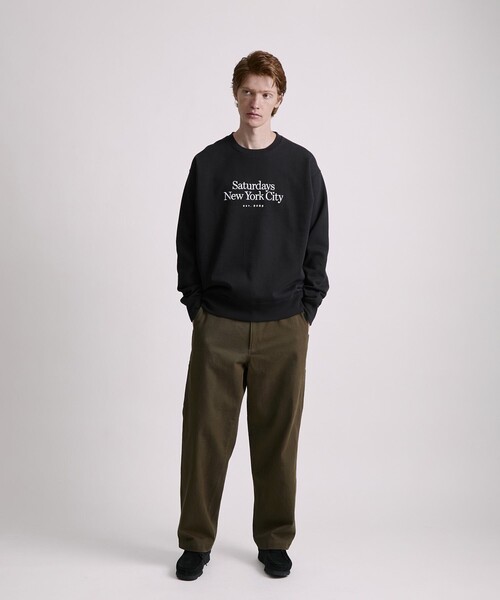 Saturdays NYC(サタデーズ ニューヨークシティ )の「Bowery Miller Standard Sweatshirt(スウェット・メンズ・オレンジ/ブラック/グレー・X-SMALL/XL/S/M/L)」の19枚目の写真