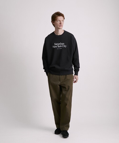 Saturdays NYC(サタデーズ ニューヨークシティ )の「Bowery Miller Standard Sweatshirt(スウェット・メンズ・オレンジ/ブラック/グレー・X-SMALL/XL/S/M/L)」の20枚目の写真