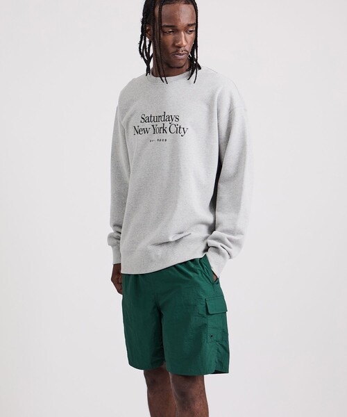 Saturdays NYC(サタデーズ ニューヨークシティ )の「Bowery Miller Standard Sweatshirt(スウェット・メンズ・オレンジ/ブラック/グレー・X-SMALL/XL/S/M/L)」の7枚目の写真