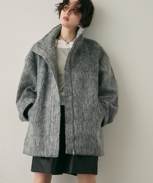 【トレンド見えアウター】シャギーコート セール】シャギービッグコート（その他アウター）｜Trish（トリッシュ