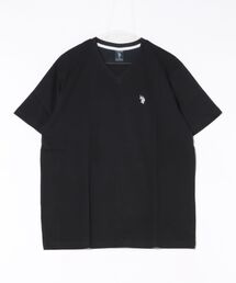 【U.S. POLO ASSN】 ⅤネックコットンTシャツ