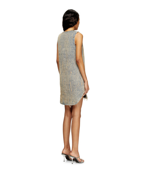 DIESEL(ディーゼル)の「ウィメンズ デニムドレス DE-LARIS-DRESS-S2(ドレス・レディース・ライトインディゴブルー・X-SMALL/MEDIUM/SMALL)」の4枚目の写真