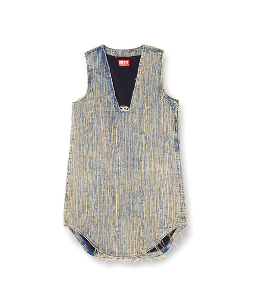 DIESEL(ディーゼル)の「ウィメンズ デニムドレス DE-LARIS-DRESS-S2(ドレス・レディース・ライトインディゴブルー・X-SMALL/MEDIUM/SMALL)」の6枚目の写真