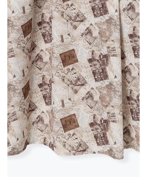 Te chichi（テチチ）の「マップパターンプリントワンピース（ワンピース・レディース・ベージュ/ブラック・F）」の13枚目の写真
