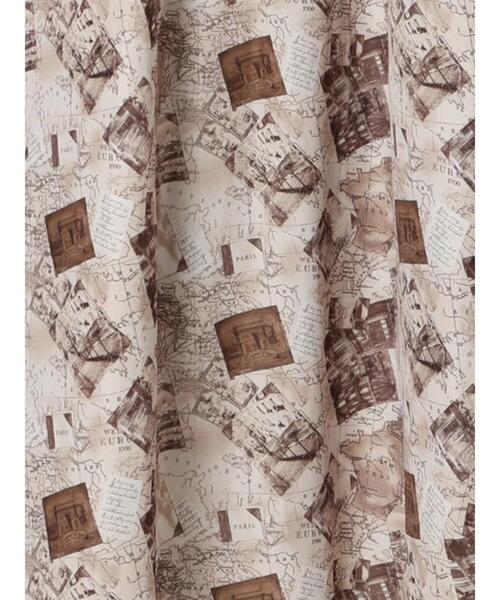 Te chichi（テチチ）の「マップパターンプリントワンピース（ワンピース・レディース・ベージュ/ブラック・F）」の15枚目の写真