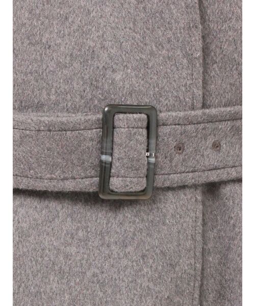 セール】スタンドネックダブルカラーコート（ステンカラーコート