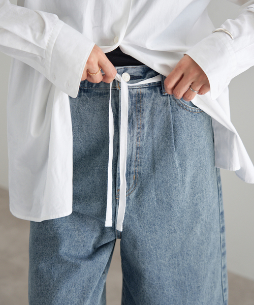 セール】Maison IENAデニムハーフパンツ（デニムパンツ）｜IENA