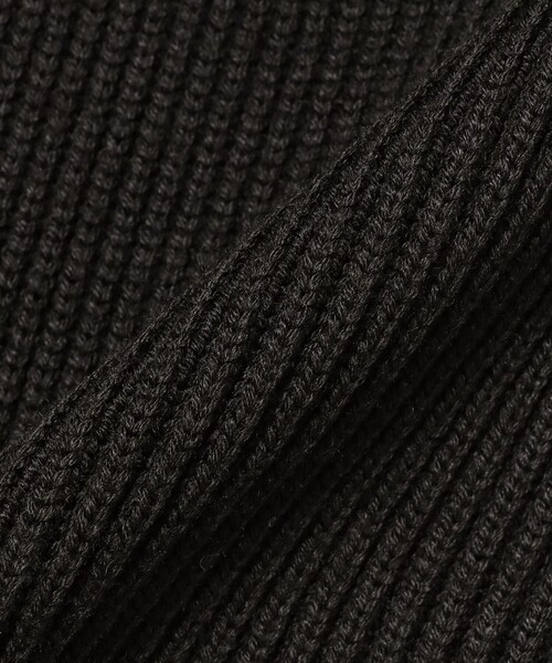 Demi-Luxe BEAMS（デミルクス ビームス）の「サイドジップ リブ プルオーバー ニット .M［手洗い可］（ニット/セーター・レディース・チャコールグレー/サンドベージュ・ONE SIZE）」の18枚目の写真