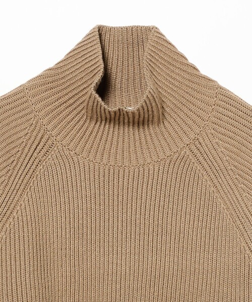 Demi-Luxe BEAMS（デミルクス ビームス）の「サイドジップ リブ プルオーバー ニット .M［手洗い可］（ニット/セーター・レディース・チャコールグレー/サンドベージュ・ONE SIZE）」の19枚目の写真