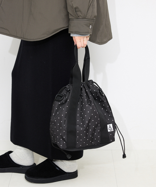 Drifter（ドリフター）の「《追加4》DRIFTER/ドリフター HANDLE BUCKET TOTE（ショルダーバッグ・レディース・ブラック/ブラウン/ブラック系その他・FREE）」の2枚目の写真