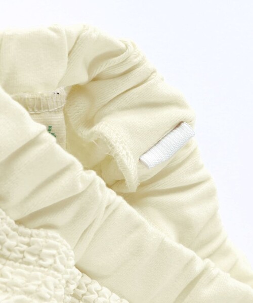 BRANSHES（ブランシェス）の「【セットアップ対応】ポコポコジャガードスカート（スカート・キッズ・アイボリー/ブラック・100/110/120/130/150/140/90）」の6枚目の写真