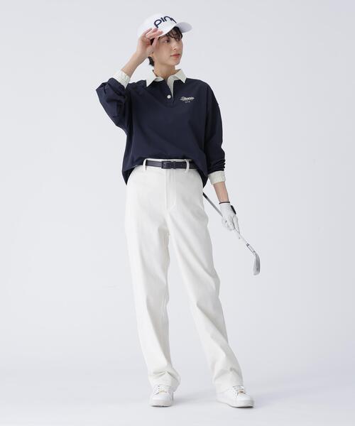 セール】【PING APPAREL】TCツイル5ポケットストレートパンツ ＜LADIES