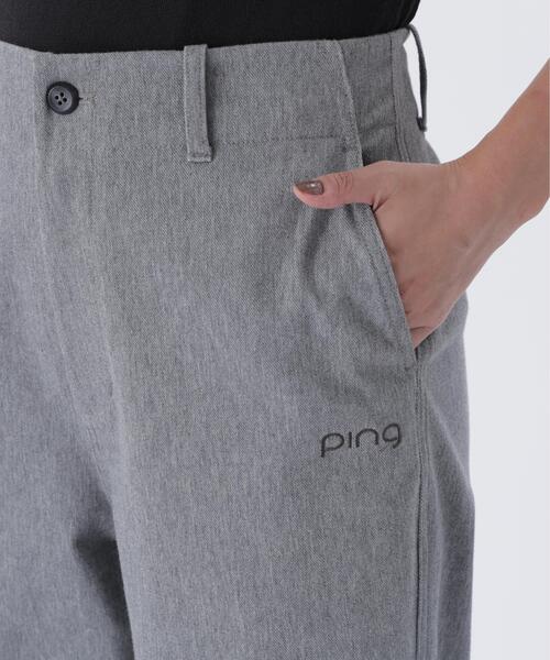 セール】【PING APPAREL】TCツイル5ポケットストレートパンツ ＜LADIES
