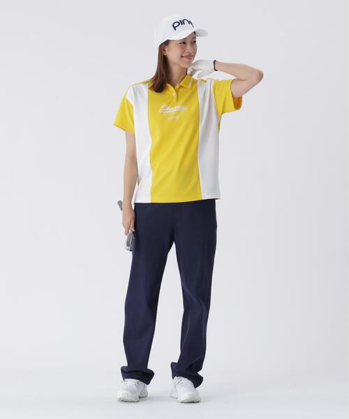 PING APPAREL】TCツイル5ポケットストレートパンツ ＜LADIES LINE