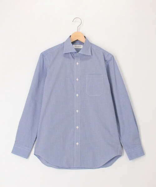 NOLLEY'S LIGHT(ノーリーズライト)の「イージーケア レギュラーシャツ(シャツ/ブラウス・メンズ・ホワイト/ブルー系その他/インディゴブルー・M/L/XL)」の3枚目の写真