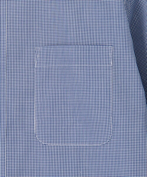 NOLLEY'S LIGHT(ノーリーズライト)の「イージーケア レギュラーシャツ(シャツ/ブラウス・メンズ・ホワイト/ブルー系その他/インディゴブルー・M/L/XL)」の9枚目の写真