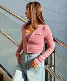 ROXY | BOOGIE /ロキシークロップド丈キャミソール・カーディガン2点セットアンサンブル(カーディガン/ボレロ)