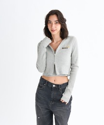 ROXY（ロキシー）の「BOOGIE /ロキシークロップド丈キャミソール・カーディガン2点セットアンサンブル（カーディガン/ボレロ）」