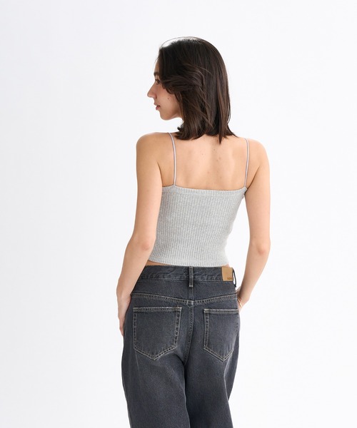 ROXY(ロキシー)の「BOOGIE /ロキシークロップド丈キャミソール・カーディガン2点セットアンサンブル(カーディガン/ボレロ・レディース・ブラック/グレー/パープル・LARGE)」の14枚目の写真
