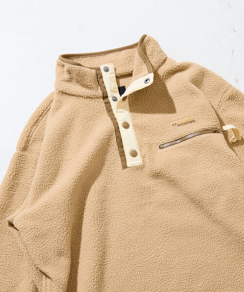セール】限定展開 Columbia/コロンビア Cropped Half Snap Fleece