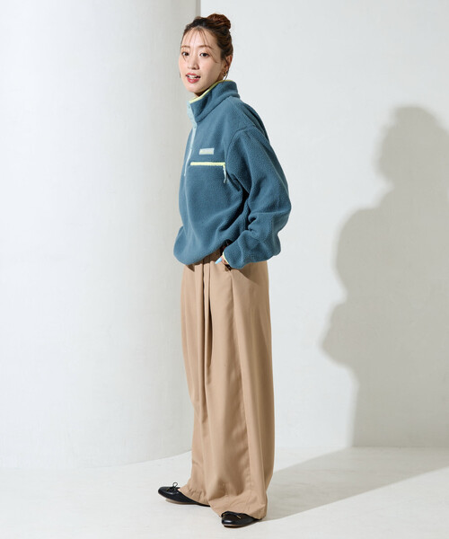 限定展開 Columbia/コロンビア Cropped Half Snap Fleece/クロップド ハーフ スナップ フリース