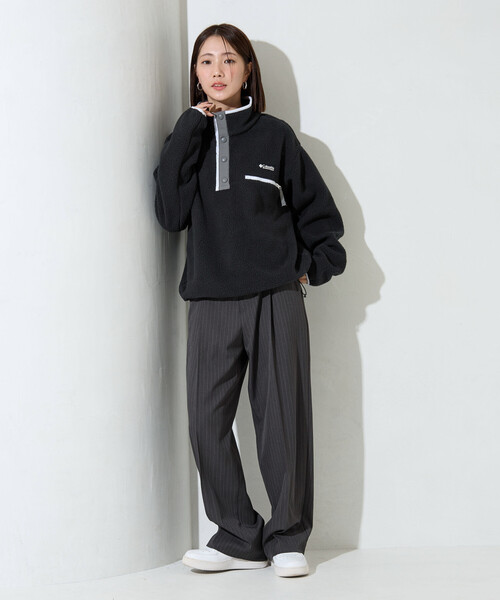 限定展開 Columbia/コロンビア Cropped Half Snap Fleece/クロップド ハーフ スナップ フリース