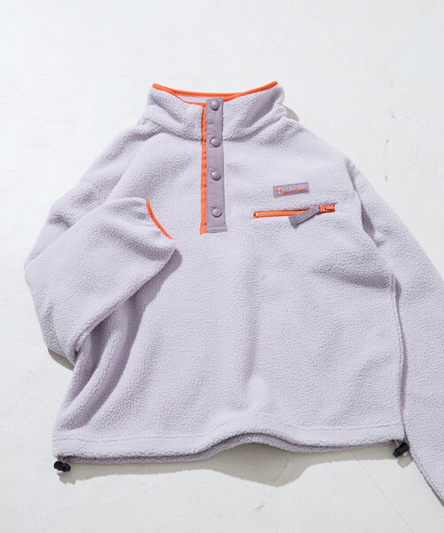 限定展開 Columbia/コロンビア Cropped Half Snap Fleece/クロップド ハーフ スナップ フリース