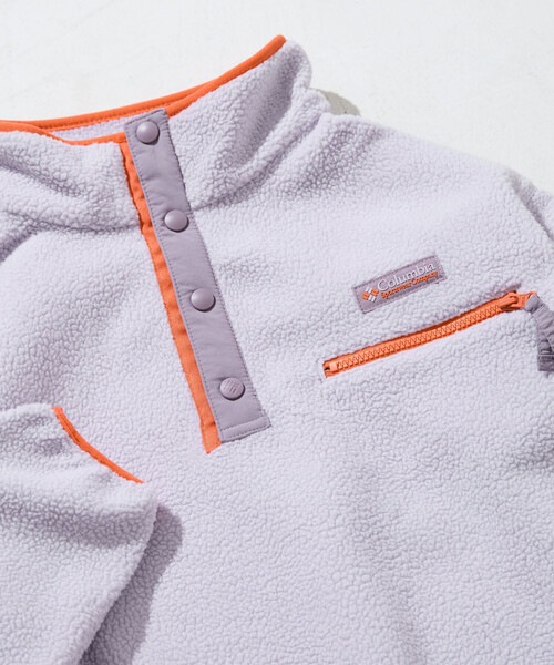 限定展開 Columbia/コロンビア Cropped Half Snap Fleece/クロップド ハーフ スナップ フリース
