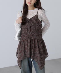 FREE'S MART | ドロストイレヘムキャミミニワンピース(ワンピース)