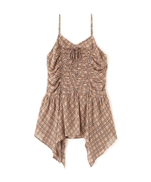 FREE'S MART（フリーズマート）の「ドロストイレヘムキャミミニワンピース（ワンピース・レディース・ホワイト/ベージュ系その他/ブラウン系その他・FREE）」の12枚目の写真