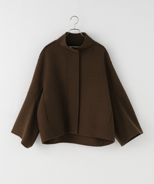 IENA LA BOUCLE(イエナラブークル)の「CHRISTIAN WIJNANTS/クリスチャンワイナンツ double face coat JUWANO8448CHESTNUT(その他アウター・レディース・ブラウン・FREE)」の7枚目の写真