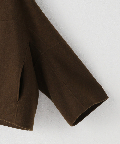 IENA LA BOUCLE(イエナラブークル)の「CHRISTIAN WIJNANTS/クリスチャンワイナンツ double face coat JUWANO8448CHESTNUT(その他アウター・レディース・ブラウン・FREE)」の9枚目の写真
