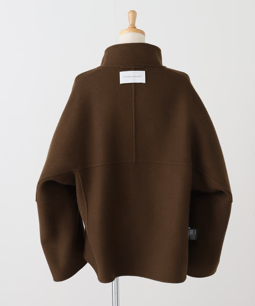 IENA LA BOUCLE(イエナラブークル)の「CHRISTIAN WIJNANTS/クリスチャンワイナンツ double face coat JUWANO8448CHESTNUT(その他アウター・レディース・ブラウン・FREE)」の13枚目の写真