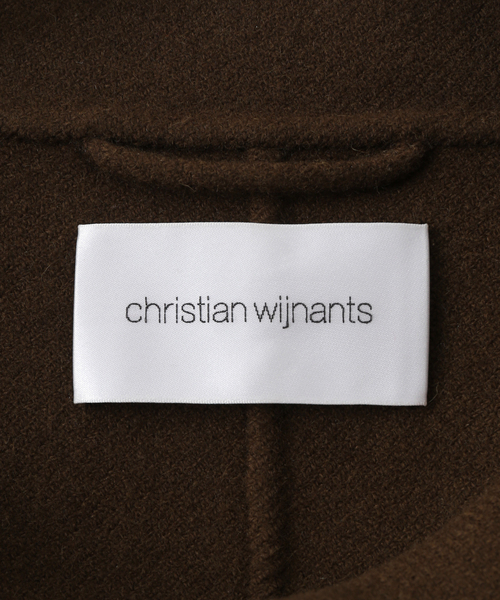 IENA LA BOUCLE(イエナラブークル)の「CHRISTIAN WIJNANTS/クリスチャンワイナンツ double face coat JUWANO8448CHESTNUT(その他アウター・レディース・ブラウン・FREE)」の14枚目の写真