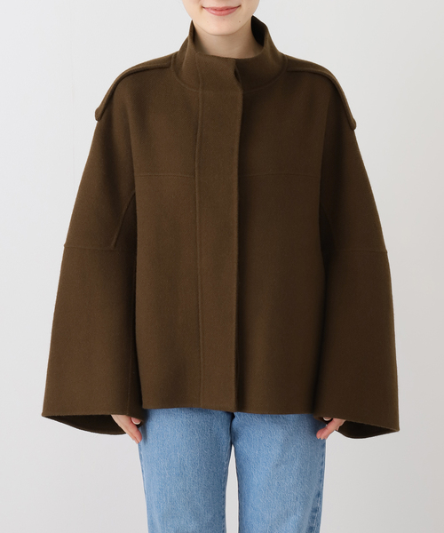 IENA LA BOUCLE(イエナラブークル)の「CHRISTIAN WIJNANTS/クリスチャンワイナンツ double face coat JUWANO8448CHESTNUT(その他アウター・レディース・ブラウン・FREE)」の17枚目の写真