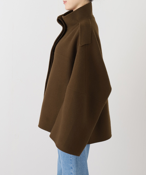 IENA LA BOUCLE(イエナラブークル)の「CHRISTIAN WIJNANTS/クリスチャンワイナンツ double face coat JUWANO8448CHESTNUT(その他アウター・レディース・ブラウン・FREE)」の18枚目の写真