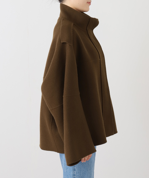 IENA LA BOUCLE(イエナラブークル)の「CHRISTIAN WIJNANTS/クリスチャンワイナンツ double face coat JUWANO8448CHESTNUT(その他アウター・レディース・ブラウン・FREE)」の20枚目の写真