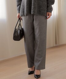ツイル起毛ストレート パンツ