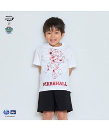 Vehicles（ビークルズ）の「パウパトロール 子供服　キラキララメ半袖Tシャツマーシャルホワイト マーシャル（Tシャツ/カットソー）」