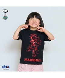 L.E.D.BITES（エルイーディーバイツ）の「パウパトロール 子供服　キラキララメ半袖Tシャツマーシャルホワイト マーシャル（Tシャツ/カットソー）」