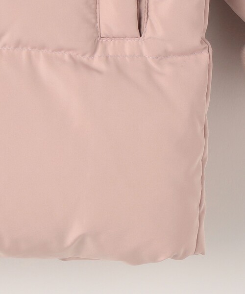 SHIPS(シップス)の「SHIPS KIDS:140~150cm /〈撥水/手洗い可能〉ミディアム丈 リサイクル ダウン フーディー(ダウンジャケット/コート・キッズ・ネイビー/ピンク・140/150)」の10枚目の写真