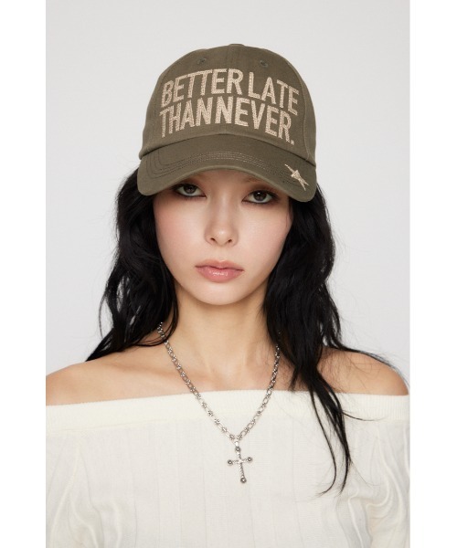 LAGUA GEM（ラグアジェム）の「EMBROIDERY キャップ（キャップ・レディース・カーキ/チャコールグレー/ネイビー・FREE）」の20枚目の写真