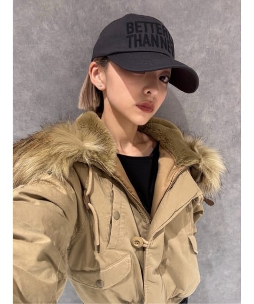 LAGUA GEM（ラグアジェム）の「EMBROIDERY キャップ（キャップ・レディース・カーキ/チャコールグレー/ネイビー・FREE）」の13枚目の写真