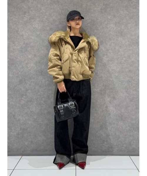 LAGUA GEM（ラグアジェム）の「EMBROIDERY キャップ（キャップ・レディース・カーキ/チャコールグレー/ネイビー・FREE）」の14枚目の写真