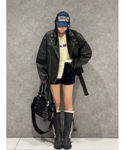 LAGUA GEM（ラグアジェム）の「EMBROIDERY キャップ（キャップ・レディース・カーキ/チャコールグレー/ネイビー・FREE）」の7枚目の写真